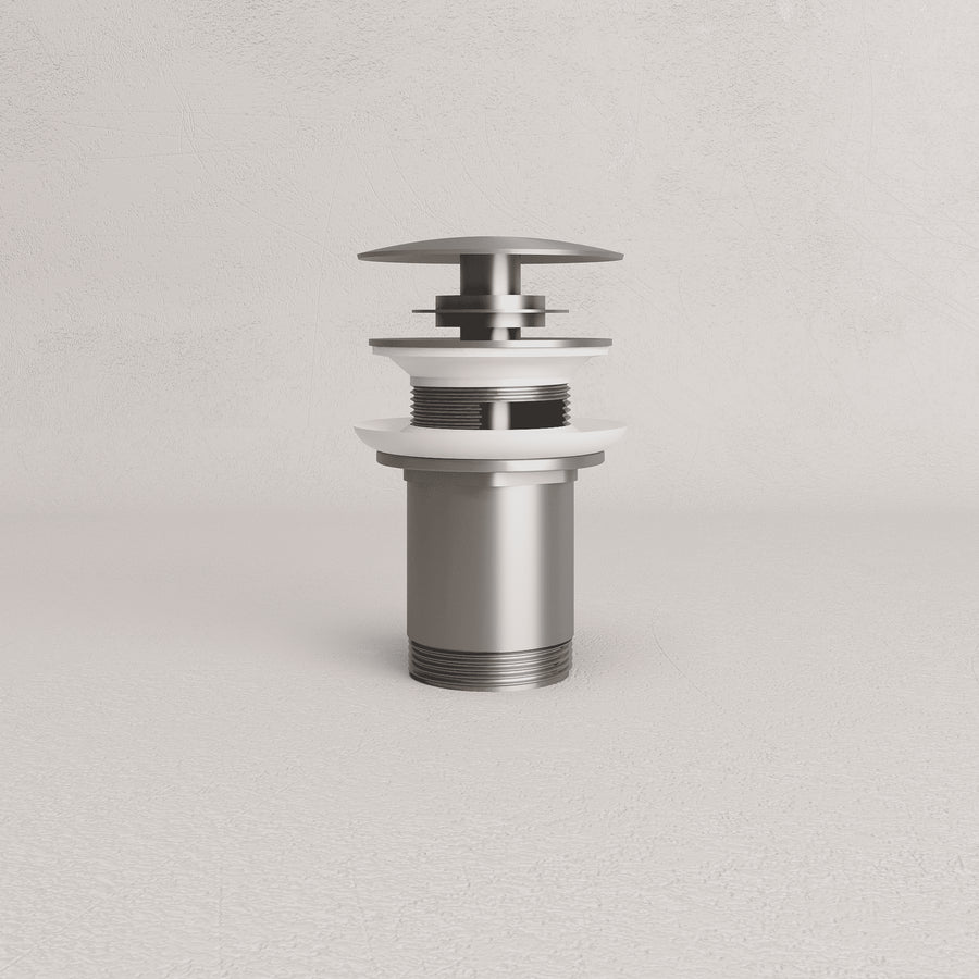 Universal Click-Clack Basin Waste - Titanium