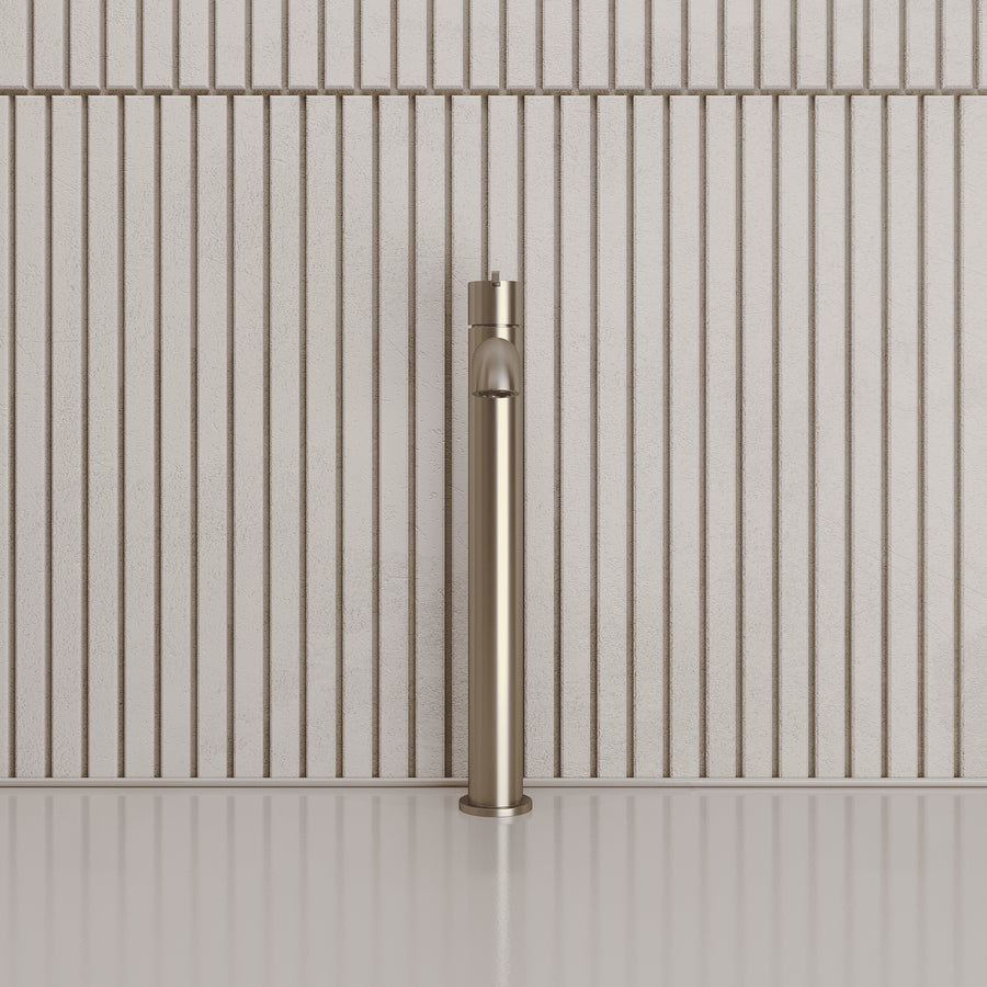 Lia Top Mount Tall Basin Mixer - Brushed Gold