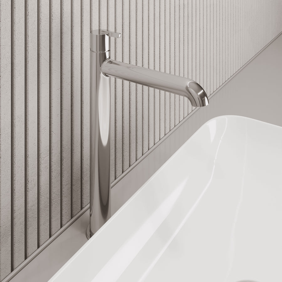Lia Top Mount Tall Basin Mixer - Chrome