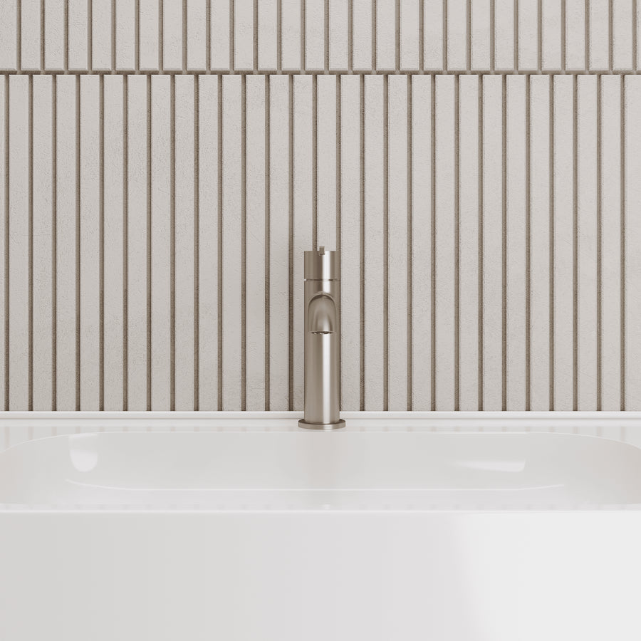 Lia Top Mount Basin Mixer - Brushed Gold