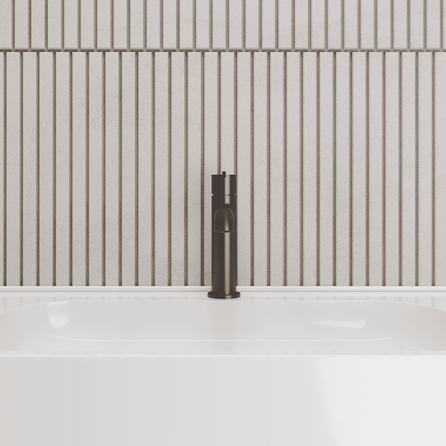 Lia Top Mount Basin Mixer - Black