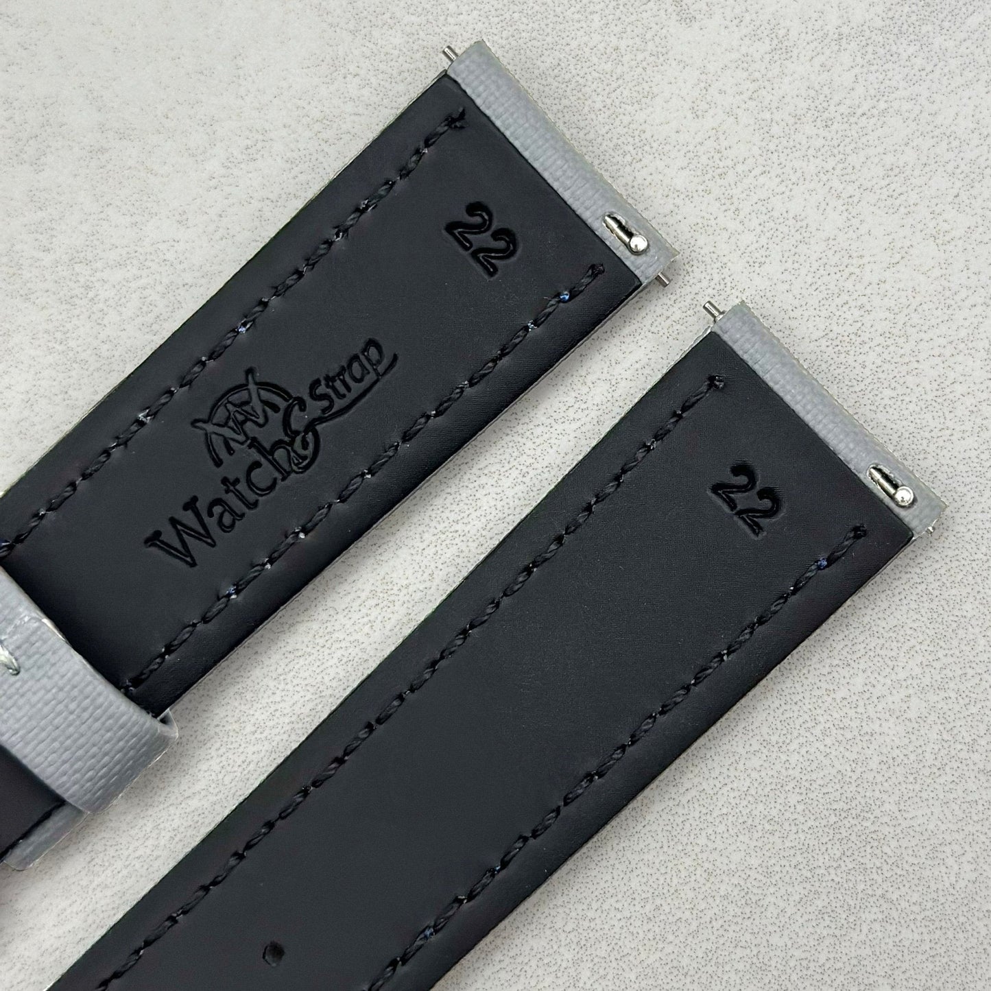 The Bermuda: Grey Sail Cloth Watch Strap
