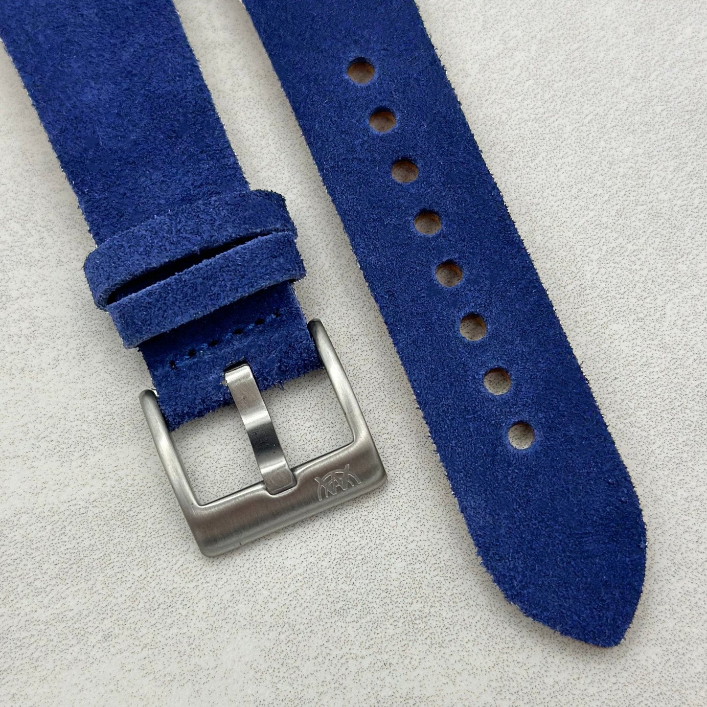 The Capri: Royal Blue Suede Google Pixel Watch Strap