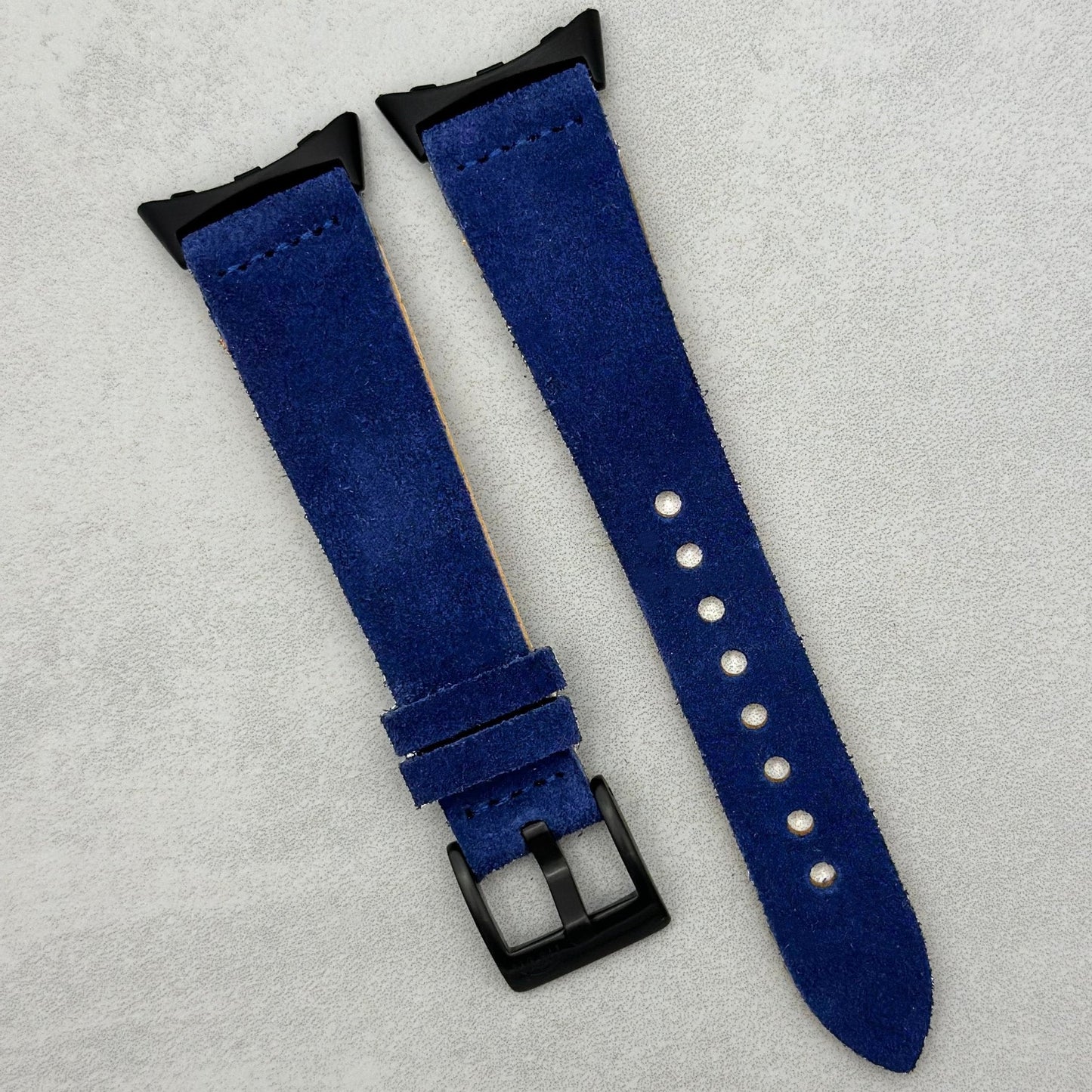 The Capri: Royal Blue Suede Google Pixel Watch Strap