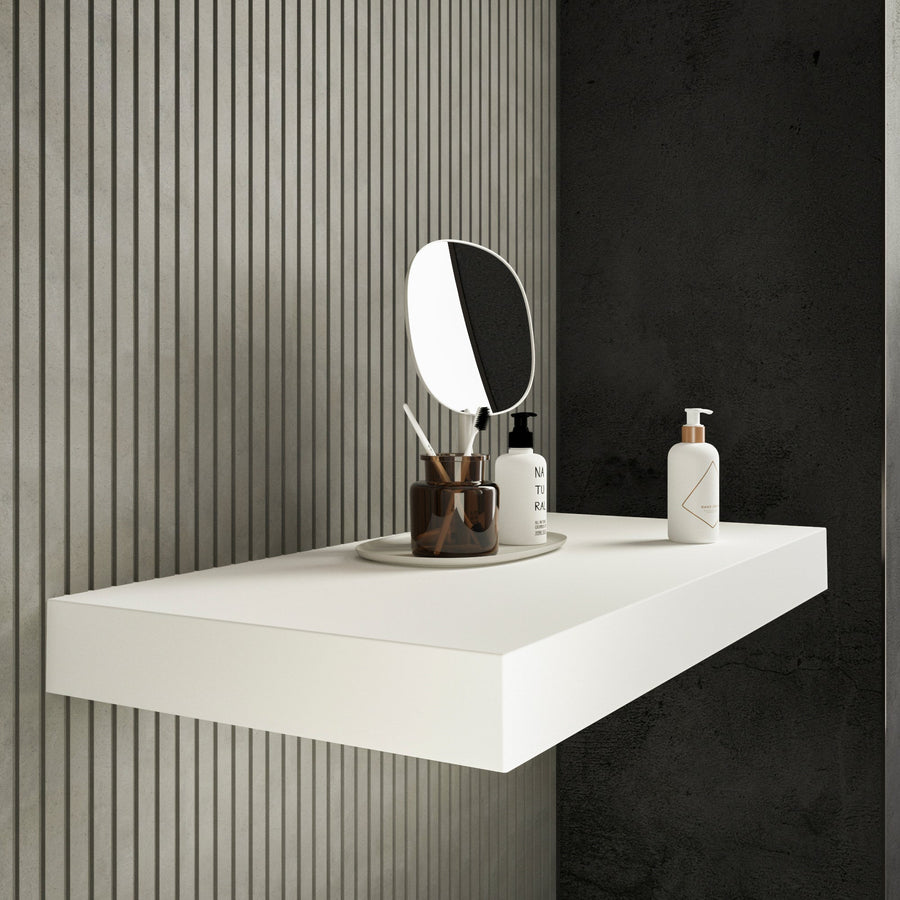 Levantar White Countertop 910 left hand side view