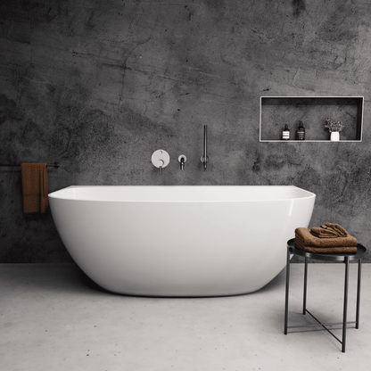 Iona 1600 Back to Wall Freestanding Bath (1600 x 753)