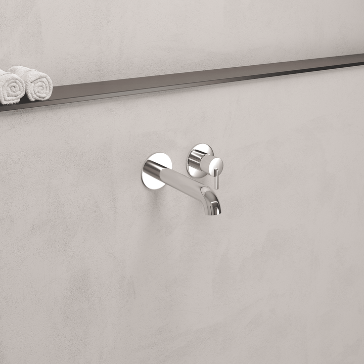 Lia Wall Mounted Bath Filler- Chrome