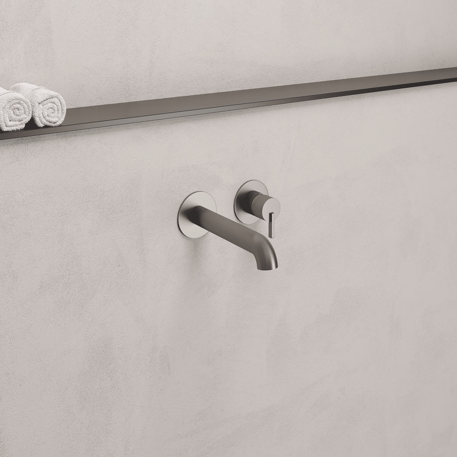 Lia Wall Mounted Bath Filler- Titanium