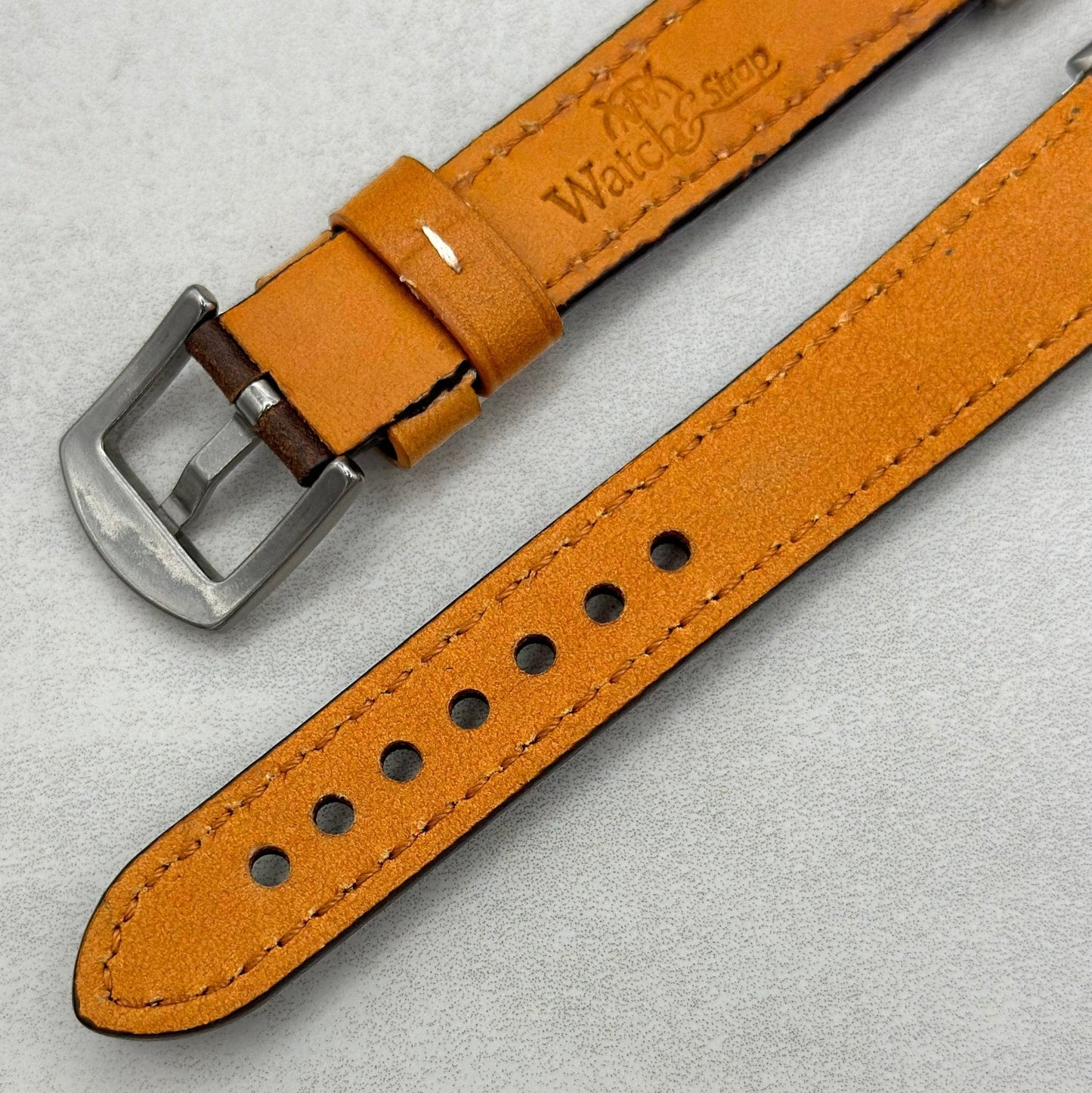 The Oxford: Chocolate Brown Padded Calf Skin Fitbit Charge Watch Strap