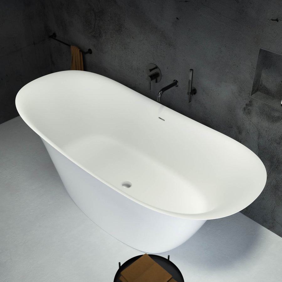 Lamina Freestanding Oval Bath 1830 - top view