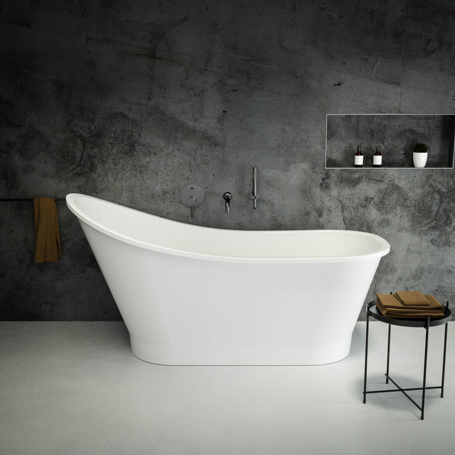 Ascenso Freestanding Slipper Stone Bath 1600