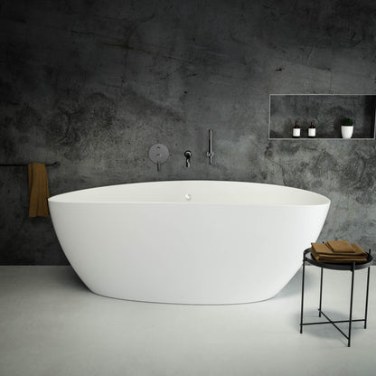Soltar Freestanding Oval Stone Bath 1700