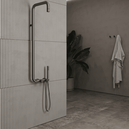 Lia Elegante Shower Column with Shower Mixer - Titanium