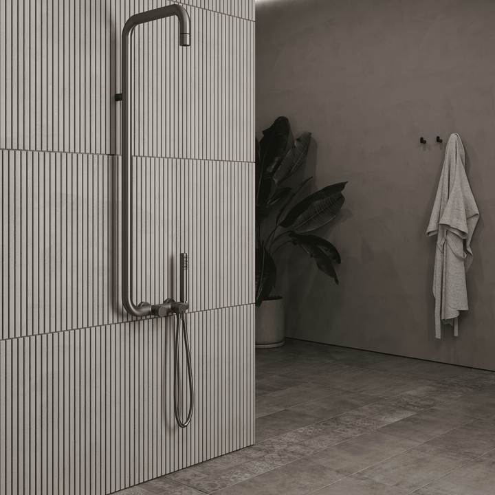 Lia Elegante Shower Column with Shower Mixer - Titanium