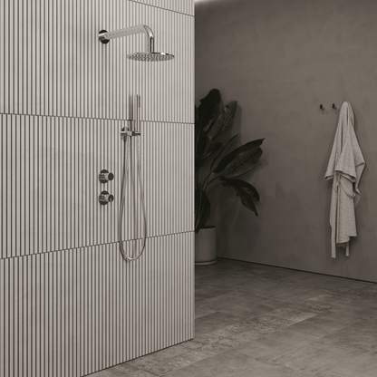 Lia Luxor Concealed Shower Set with Shower Mixer - Chrome