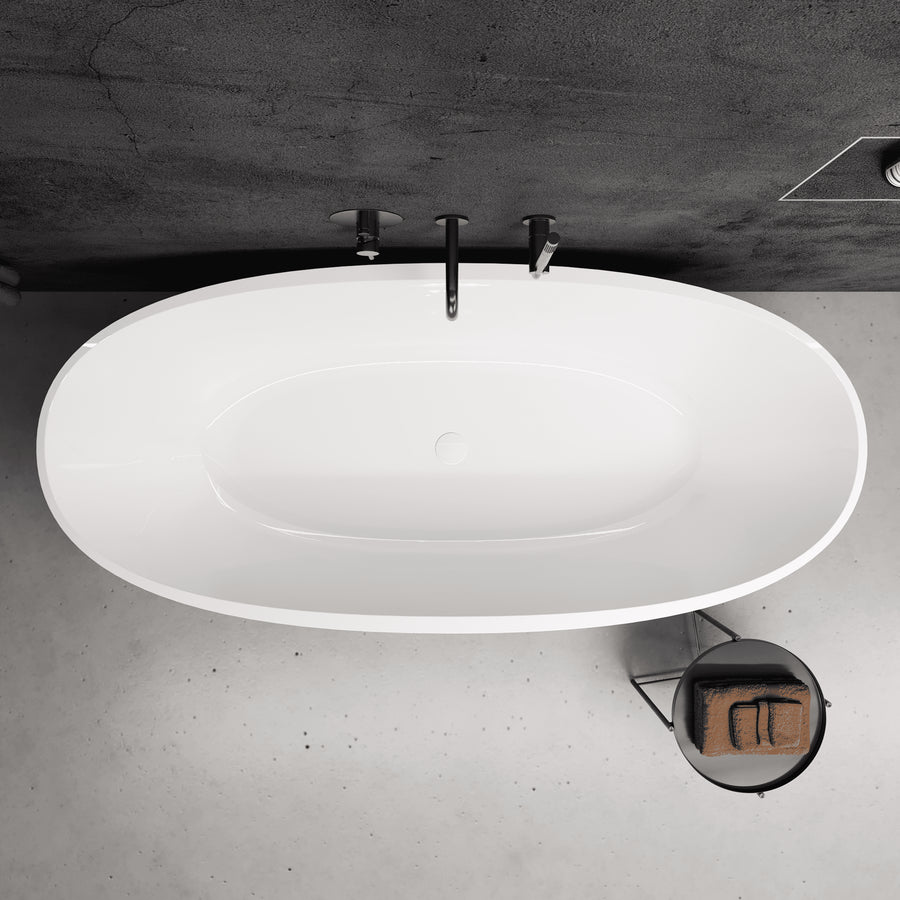 Maurice Oval Freestanding Stone Bath (1680 x 760)